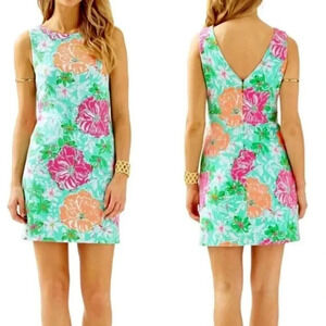 Lilly Pulitzer Eden Shift Dress in Poolside Blue Beach Walk